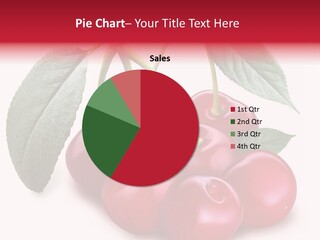 Garden Berry Dessert PowerPoint Template