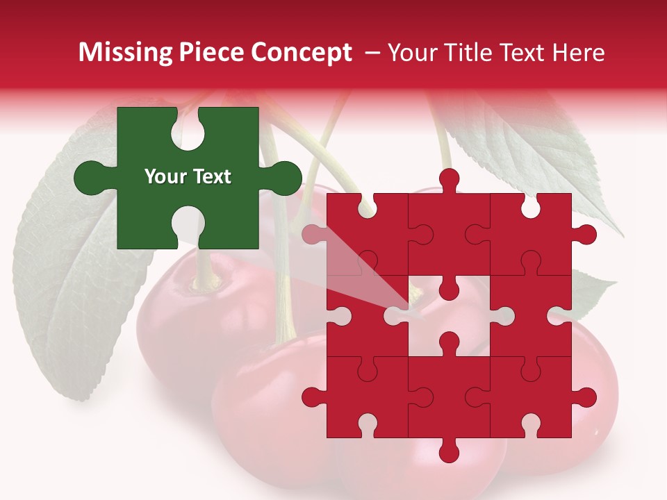 Garden Berry Dessert PowerPoint Template