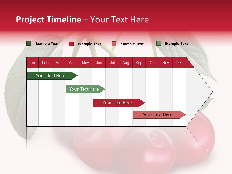 Garden Berry Dessert PowerPoint Template