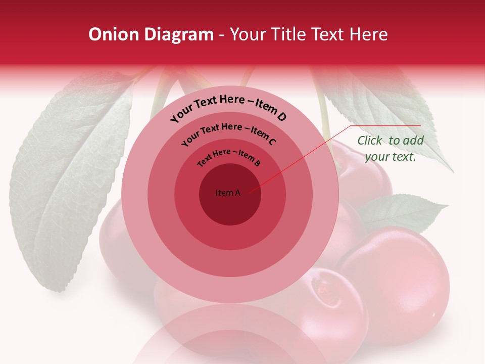 Garden Berry Dessert PowerPoint Template