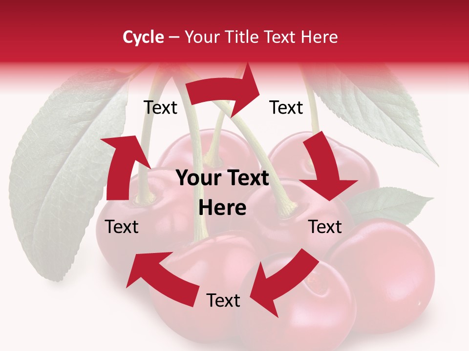 Garden Berry Dessert PowerPoint Template