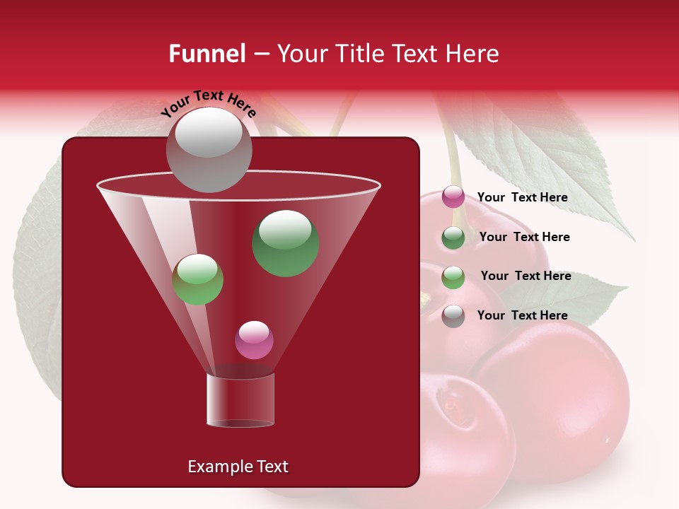 Garden Berry Dessert PowerPoint Template