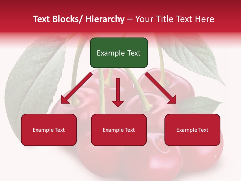 Garden Berry Dessert PowerPoint Template