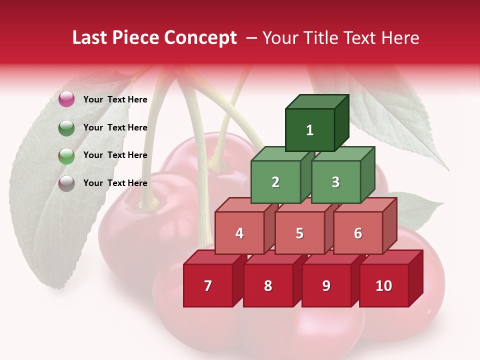 Garden Berry Dessert PowerPoint Template