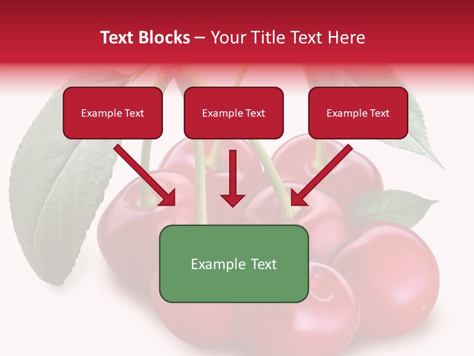 Garden Berry Dessert PowerPoint Template