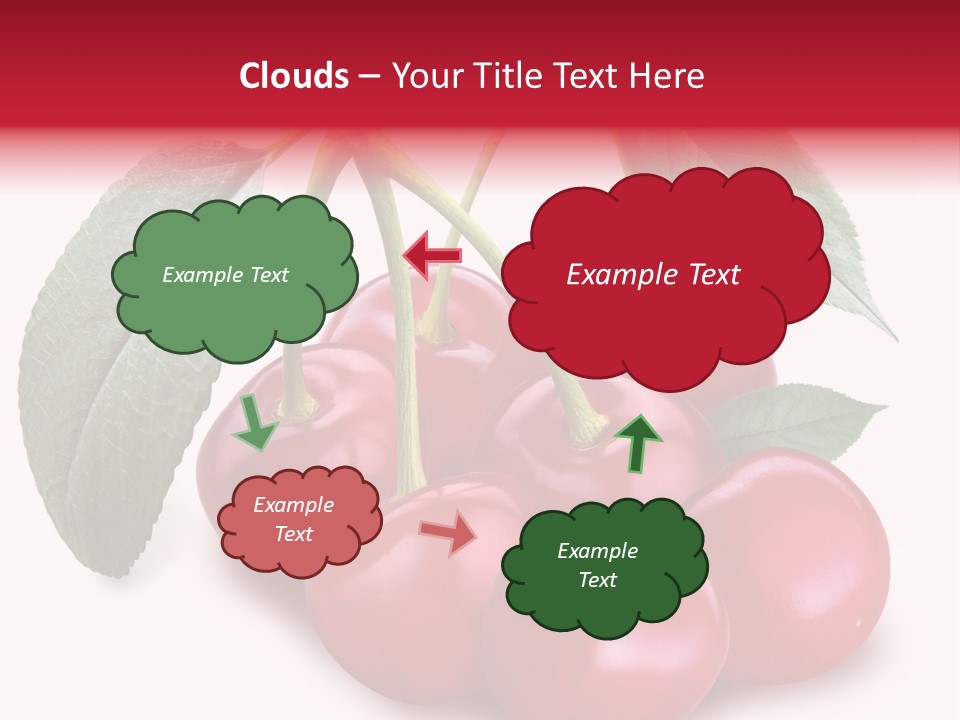 Garden Berry Dessert PowerPoint Template