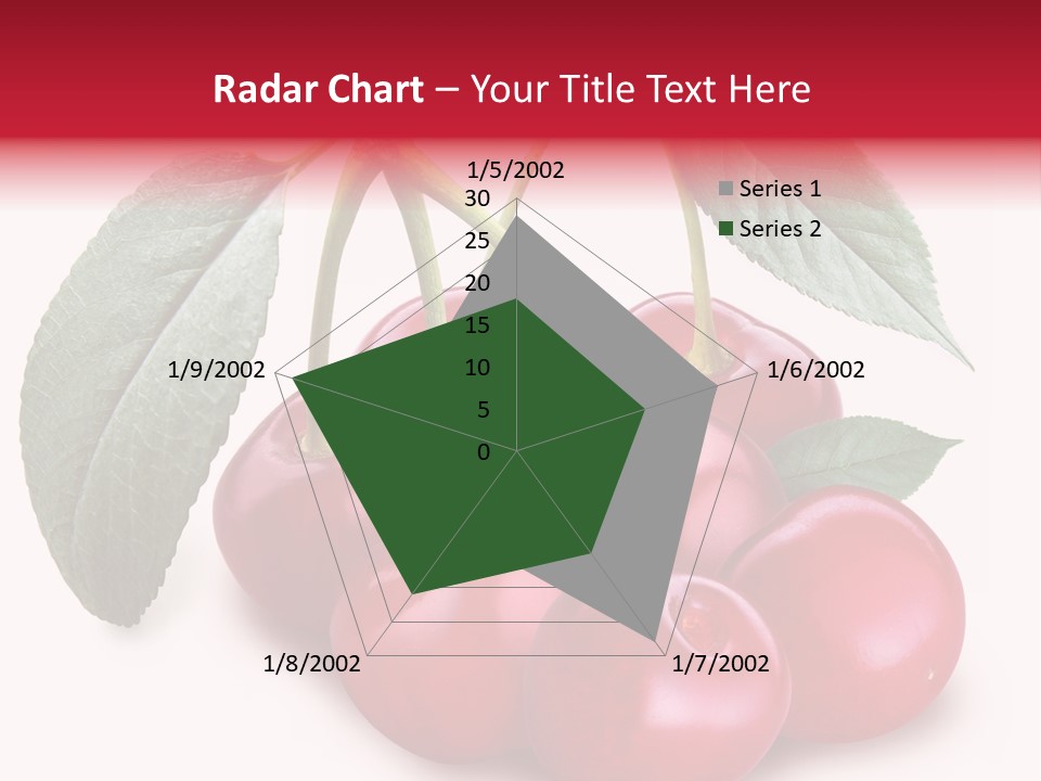 Garden Berry Dessert PowerPoint Template