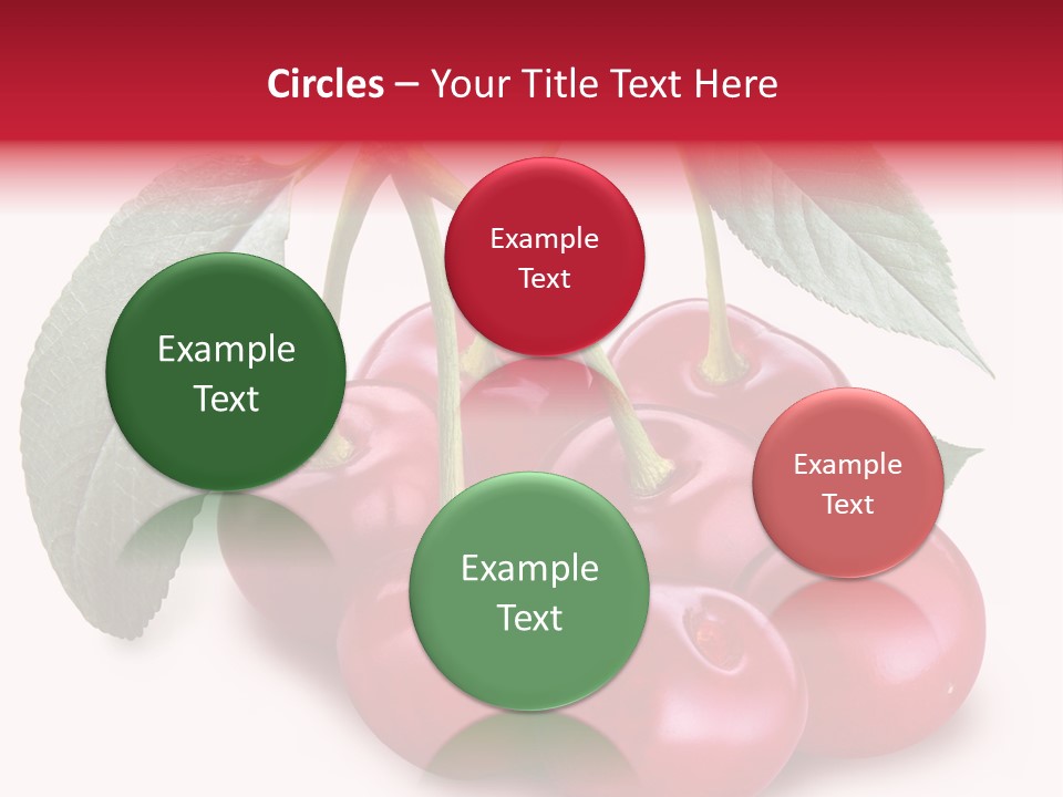 Garden Berry Dessert PowerPoint Template