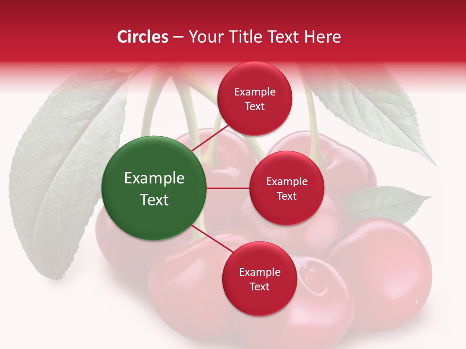 Garden Berry Dessert PowerPoint Template