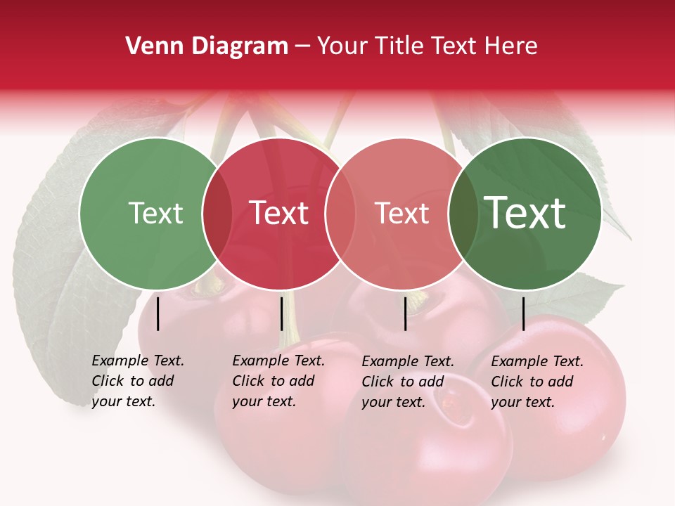 Garden Berry Dessert PowerPoint Template