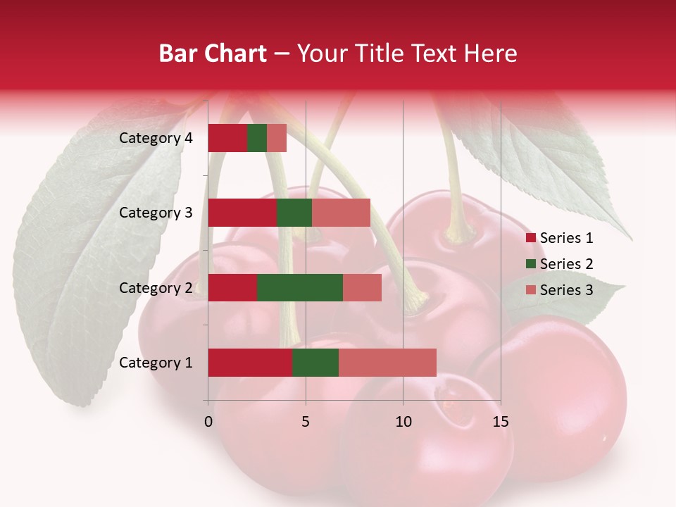 Garden Berry Dessert PowerPoint Template
