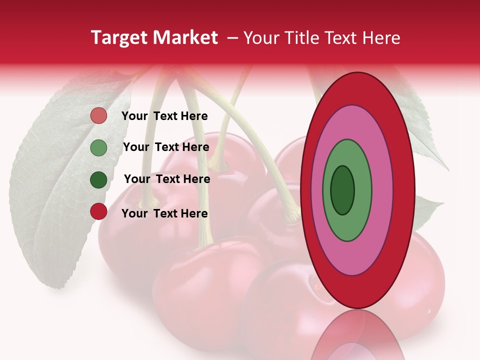 Garden Berry Dessert PowerPoint Template