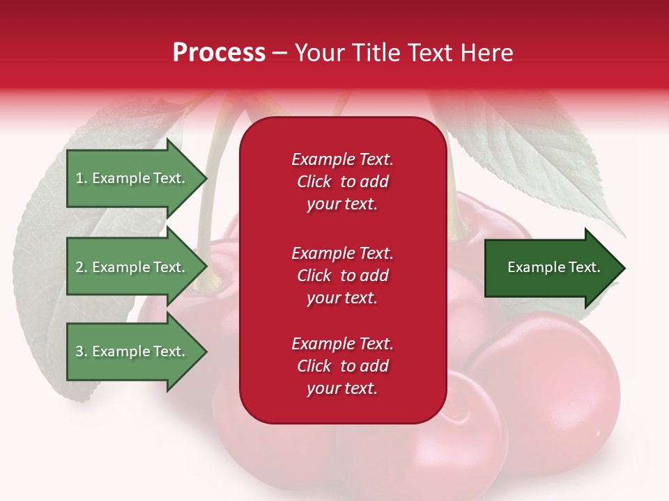 Garden Berry Dessert PowerPoint Template