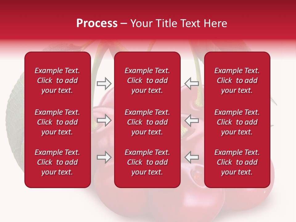 Garden Berry Dessert PowerPoint Template