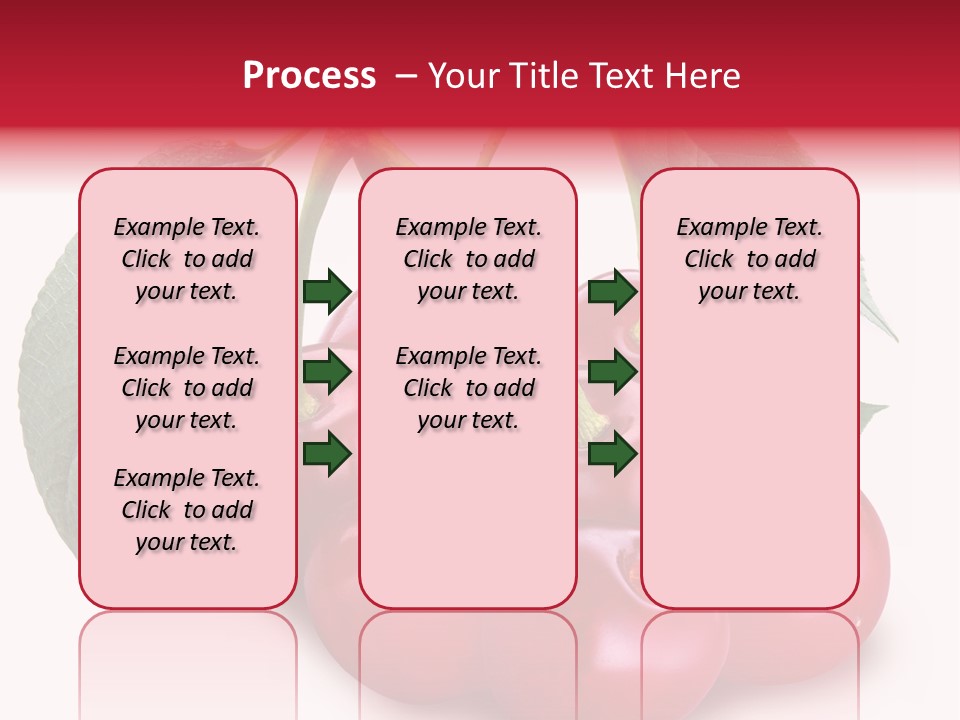 Garden Berry Dessert PowerPoint Template