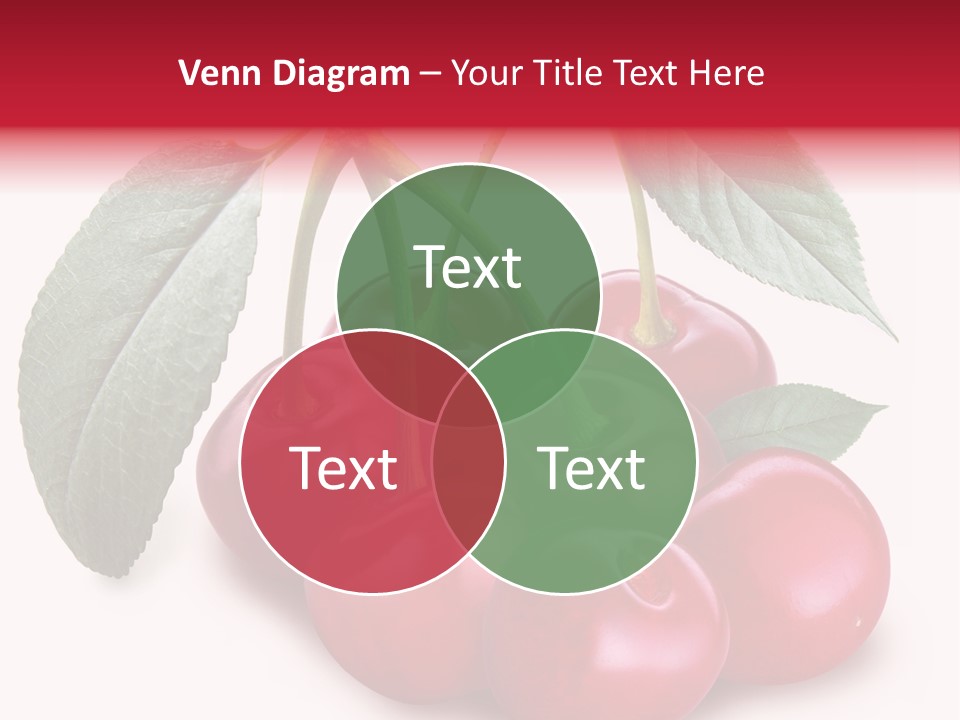 Garden Berry Dessert PowerPoint Template