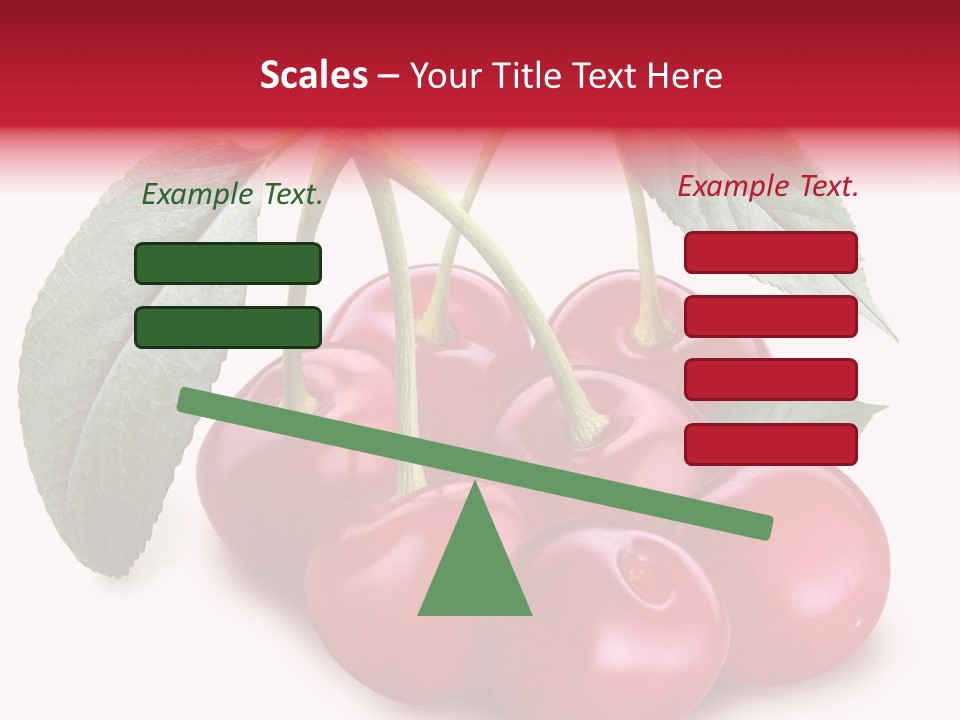 Garden Berry Dessert PowerPoint Template
