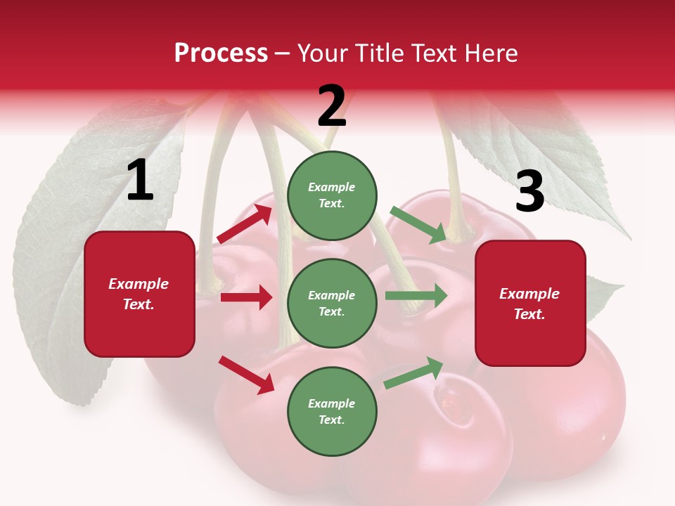 Garden Berry Dessert PowerPoint Template