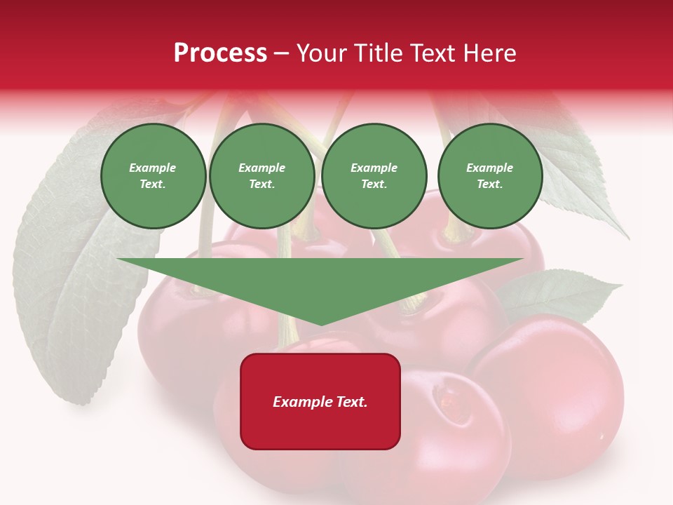 Garden Berry Dessert PowerPoint Template