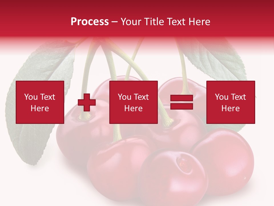 Garden Berry Dessert PowerPoint Template