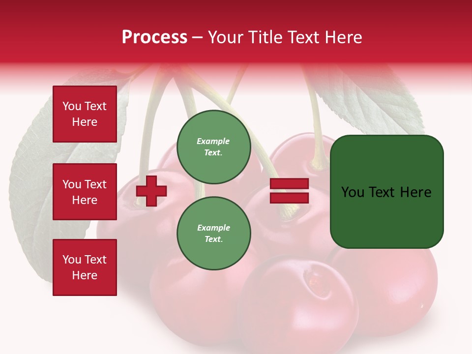 Garden Berry Dessert PowerPoint Template