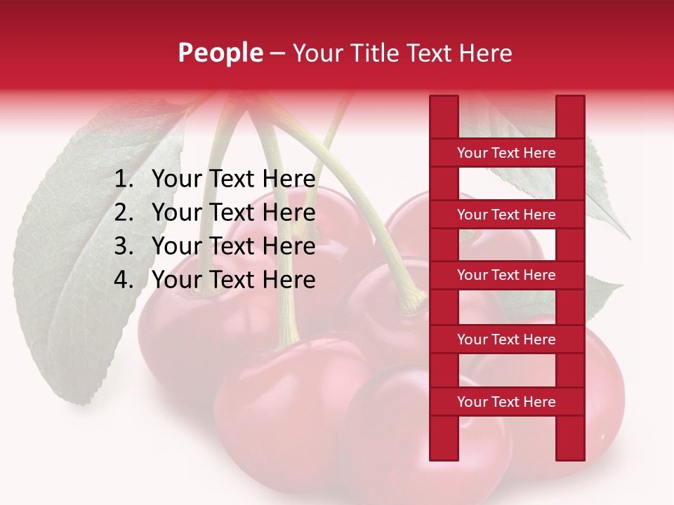 Garden Berry Dessert PowerPoint Template