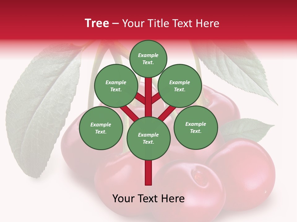 Garden Berry Dessert PowerPoint Template