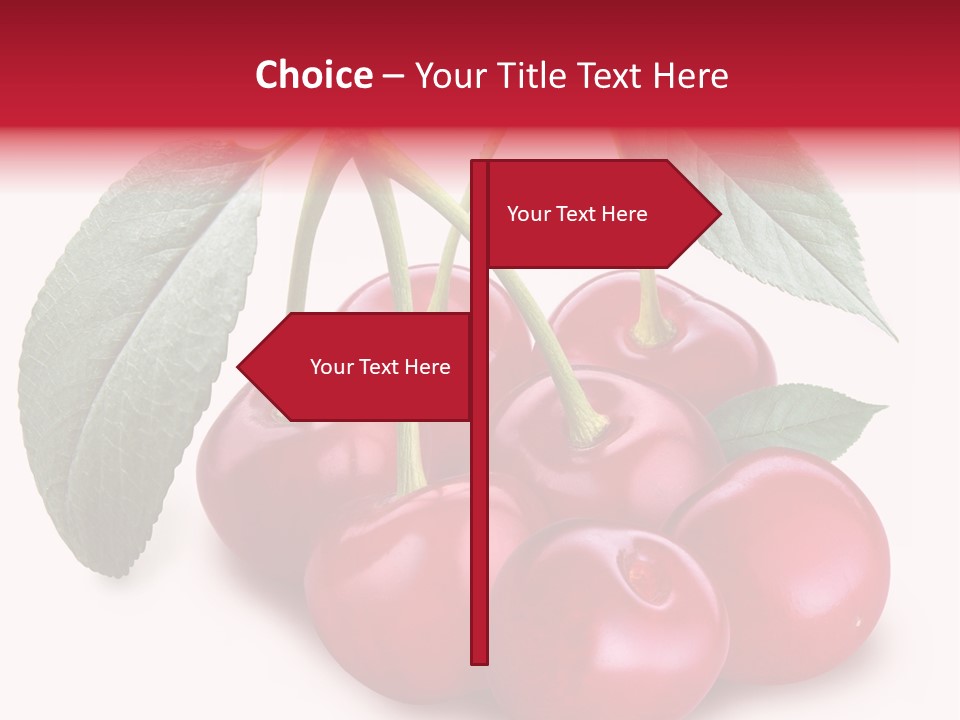 Garden Berry Dessert PowerPoint Template