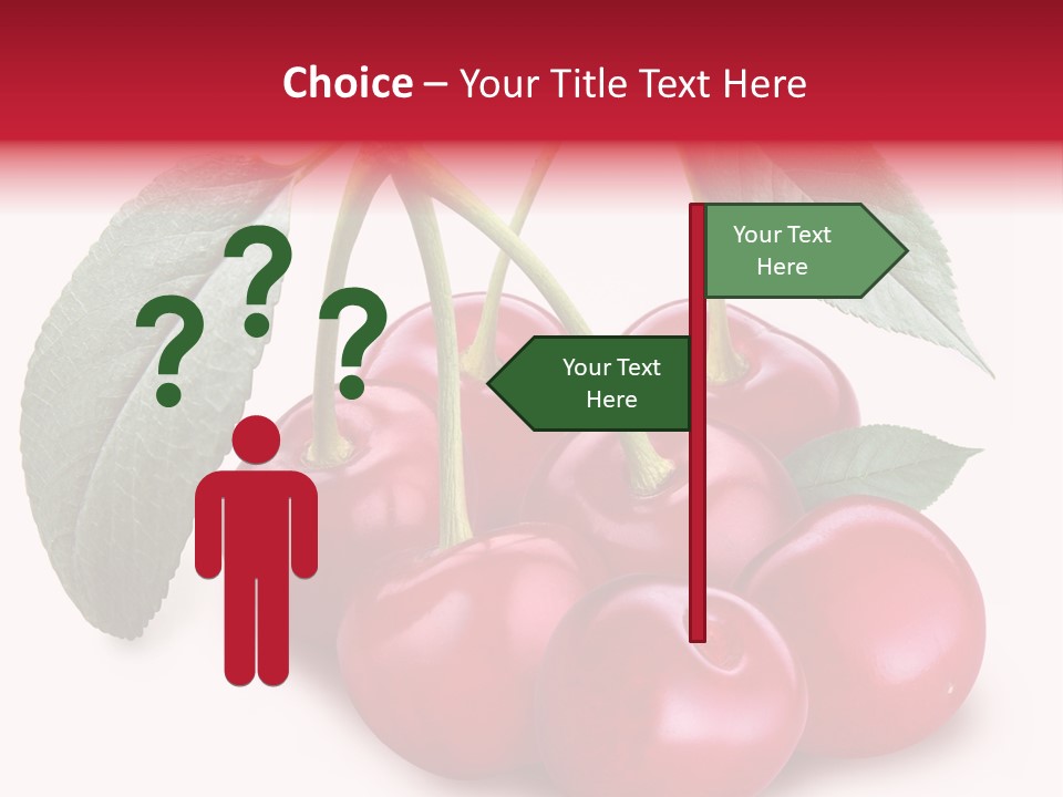 Garden Berry Dessert PowerPoint Template