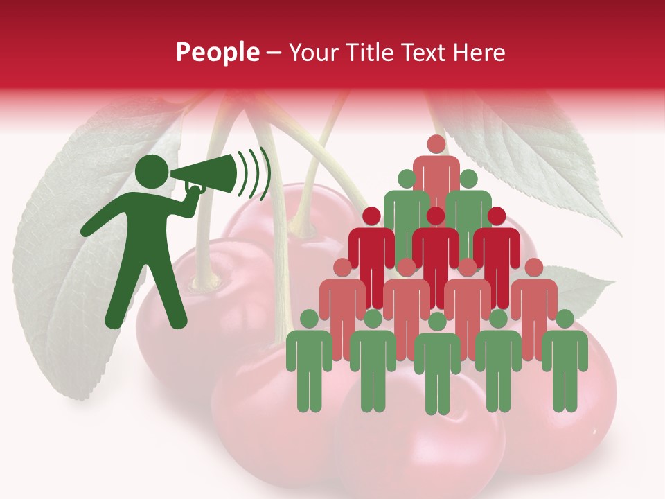 Garden Berry Dessert PowerPoint Template