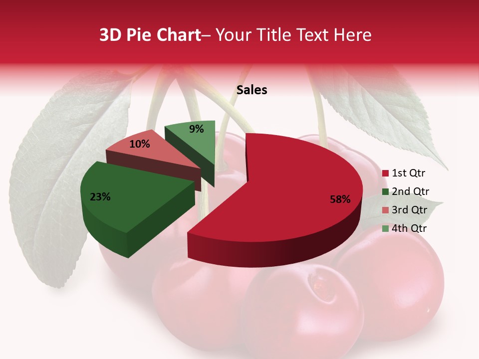 Garden Berry Dessert PowerPoint Template