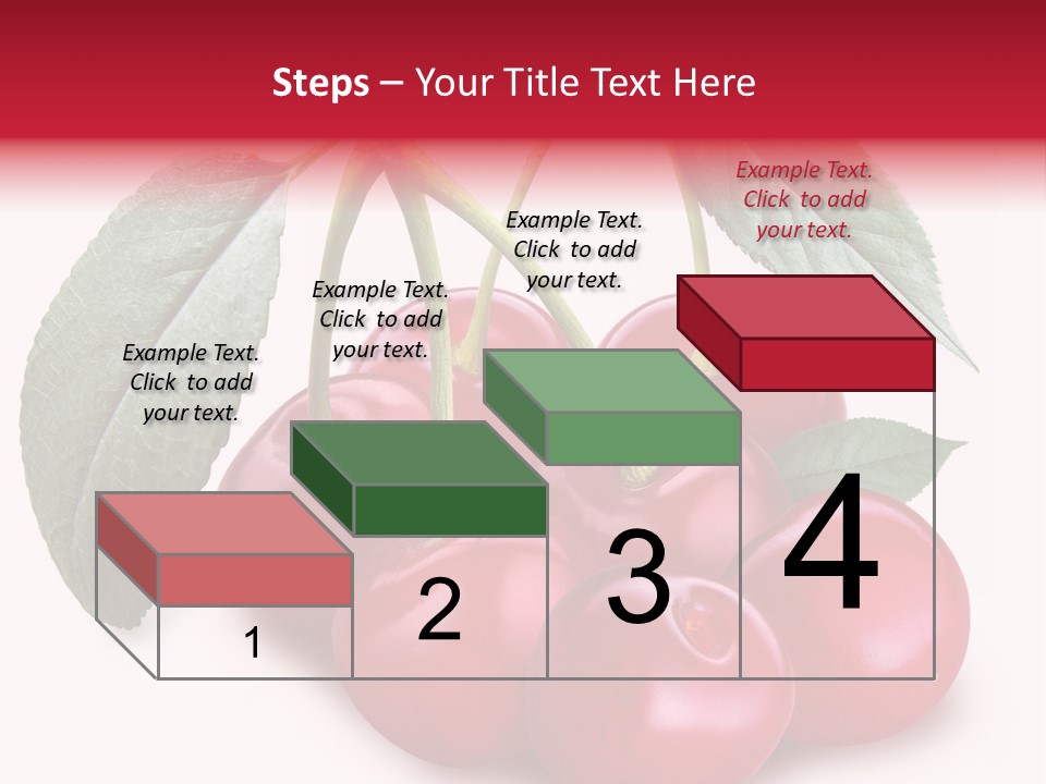 Garden Berry Dessert PowerPoint Template