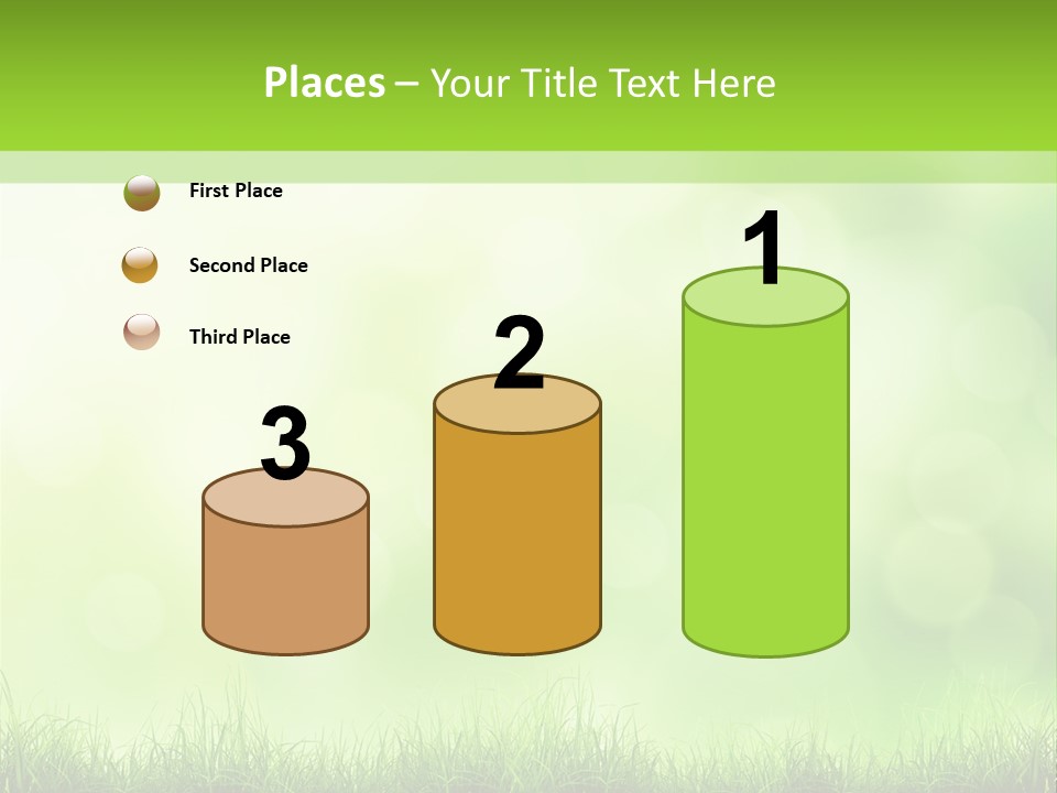 Plain Spring Beautiful PowerPoint Template