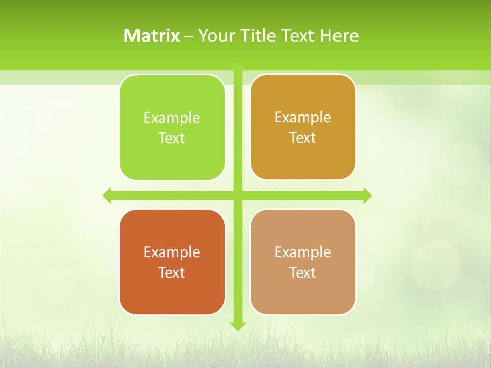 Plain Spring Beautiful PowerPoint Template