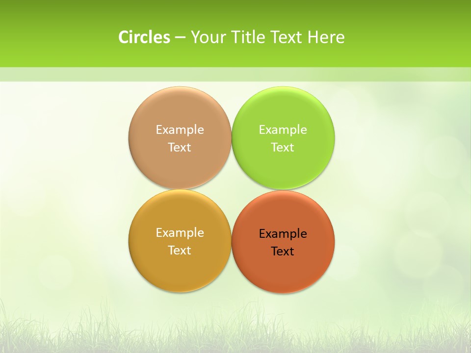 Plain Spring Beautiful PowerPoint Template