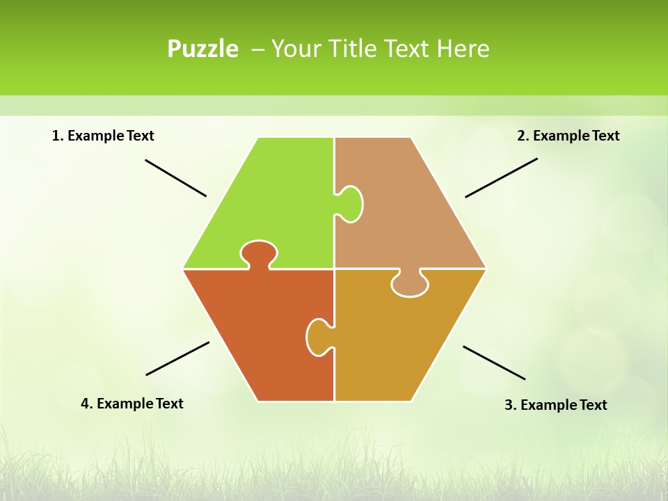 Plain Spring Beautiful PowerPoint Template