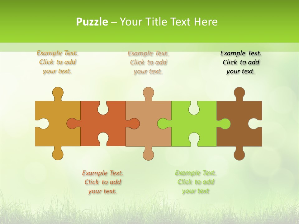 Plain Spring Beautiful PowerPoint Template