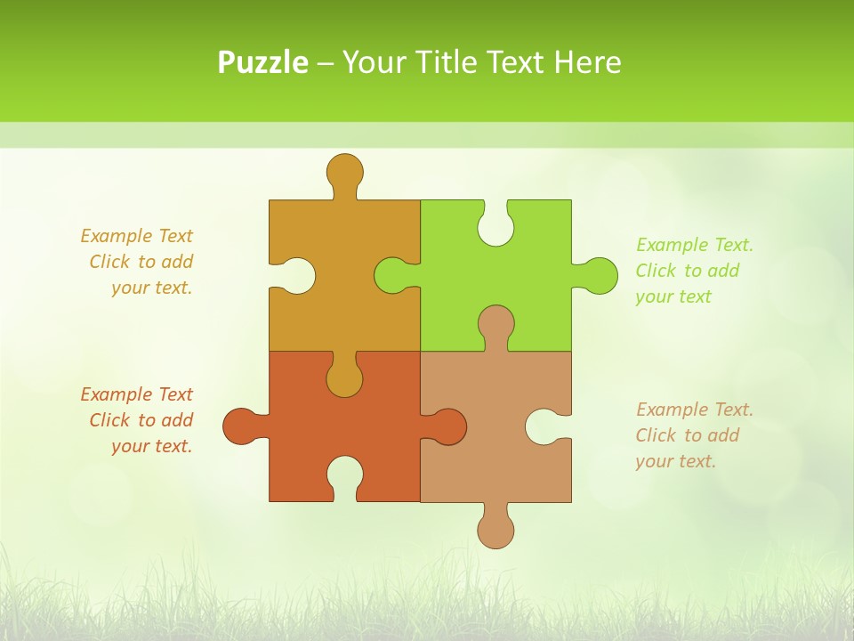 Plain Spring Beautiful PowerPoint Template