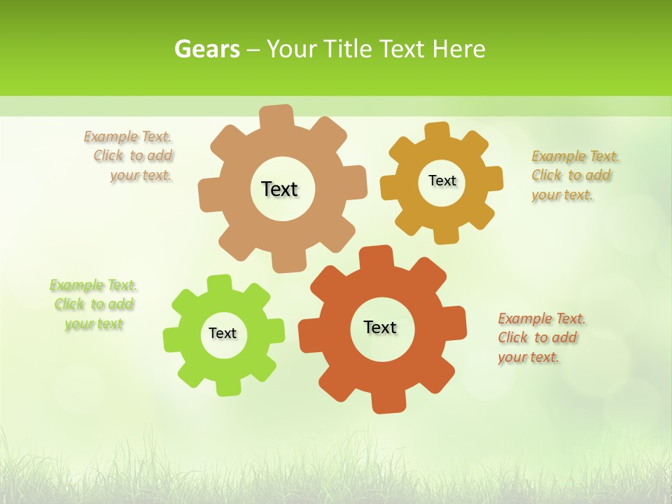 Plain Spring Beautiful PowerPoint Template