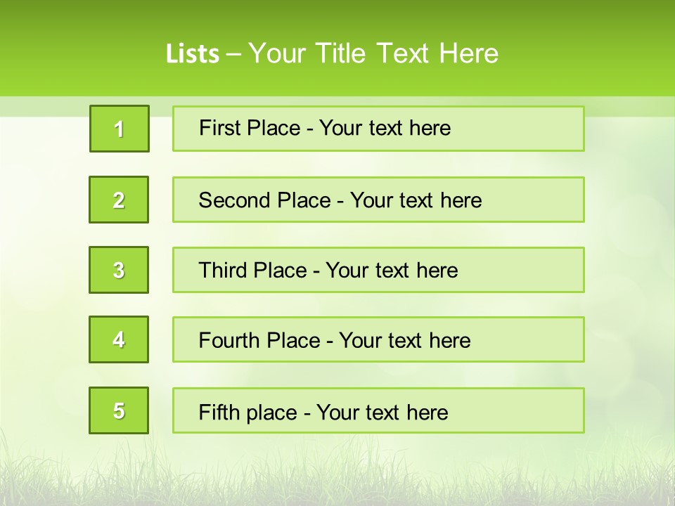Plain Spring Beautiful PowerPoint Template