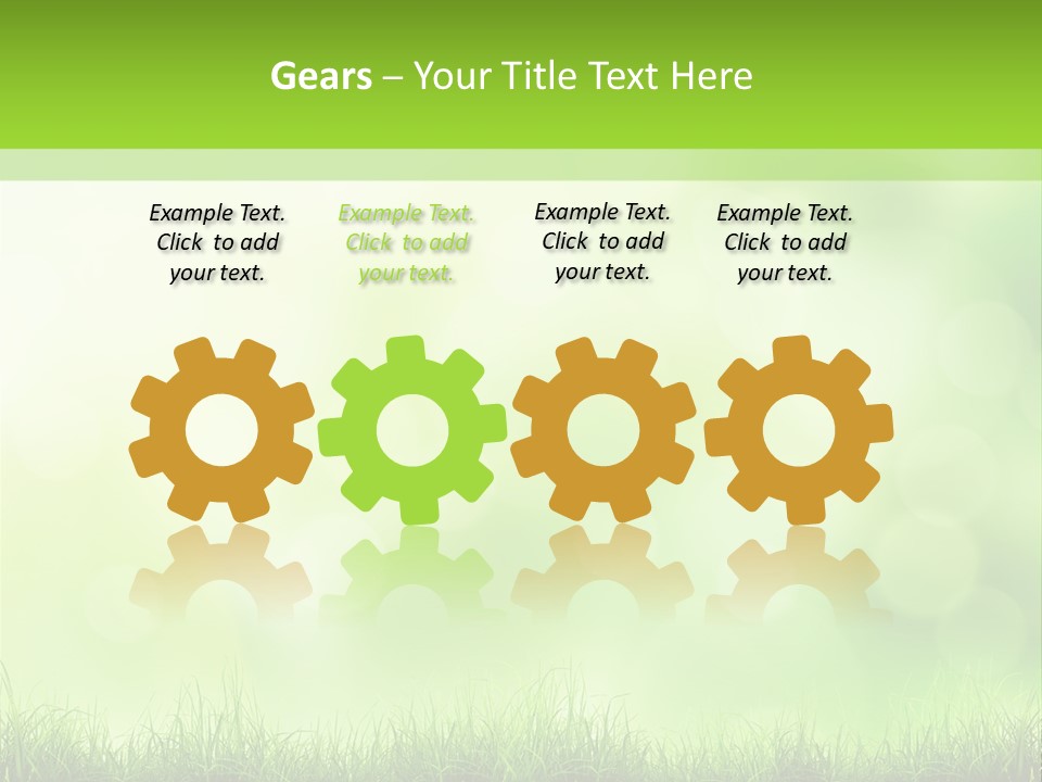 Plain Spring Beautiful PowerPoint Template
