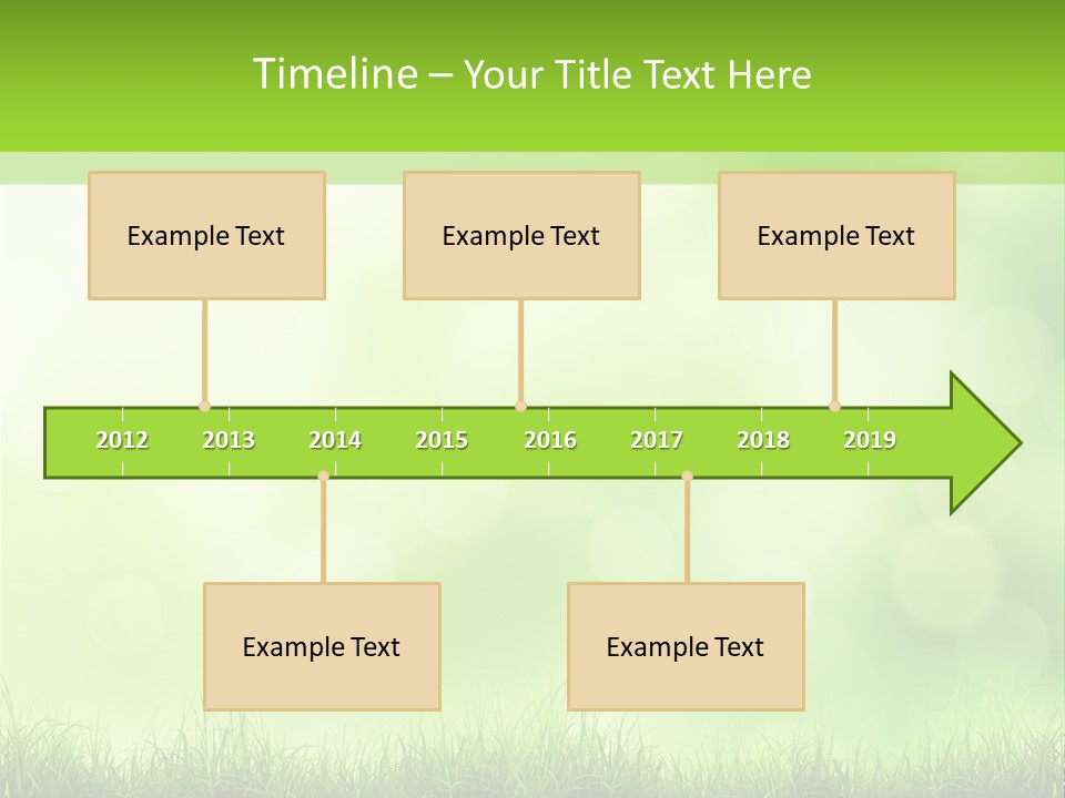 Plain Spring Beautiful PowerPoint Template