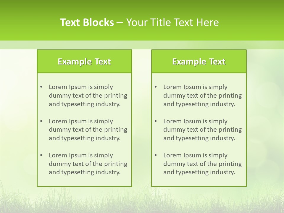 Plain Spring Beautiful PowerPoint Template