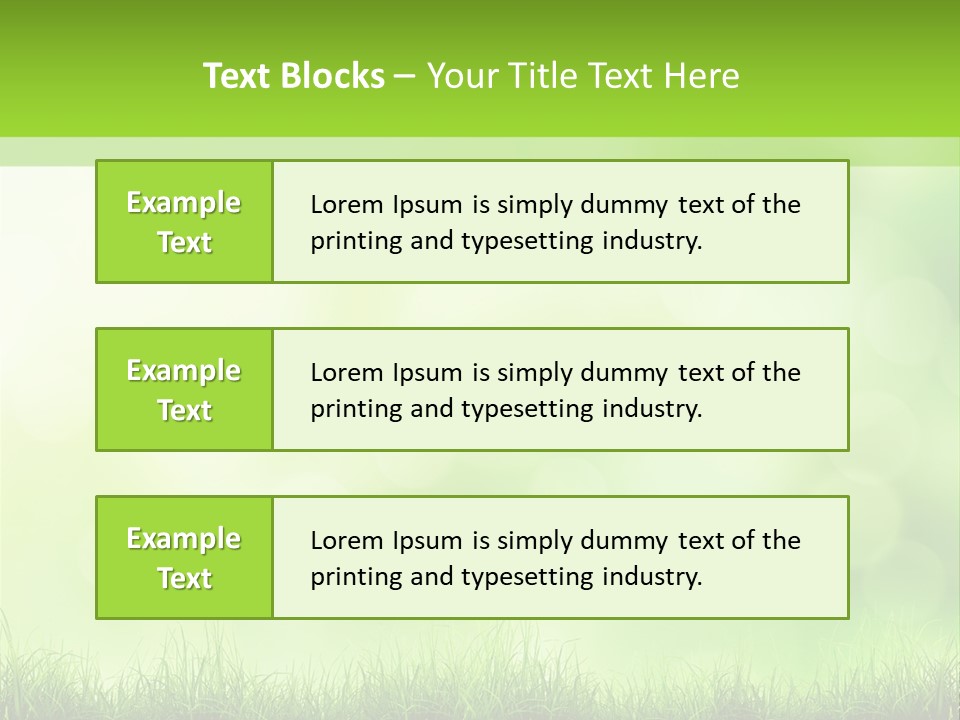 Plain Spring Beautiful PowerPoint Template