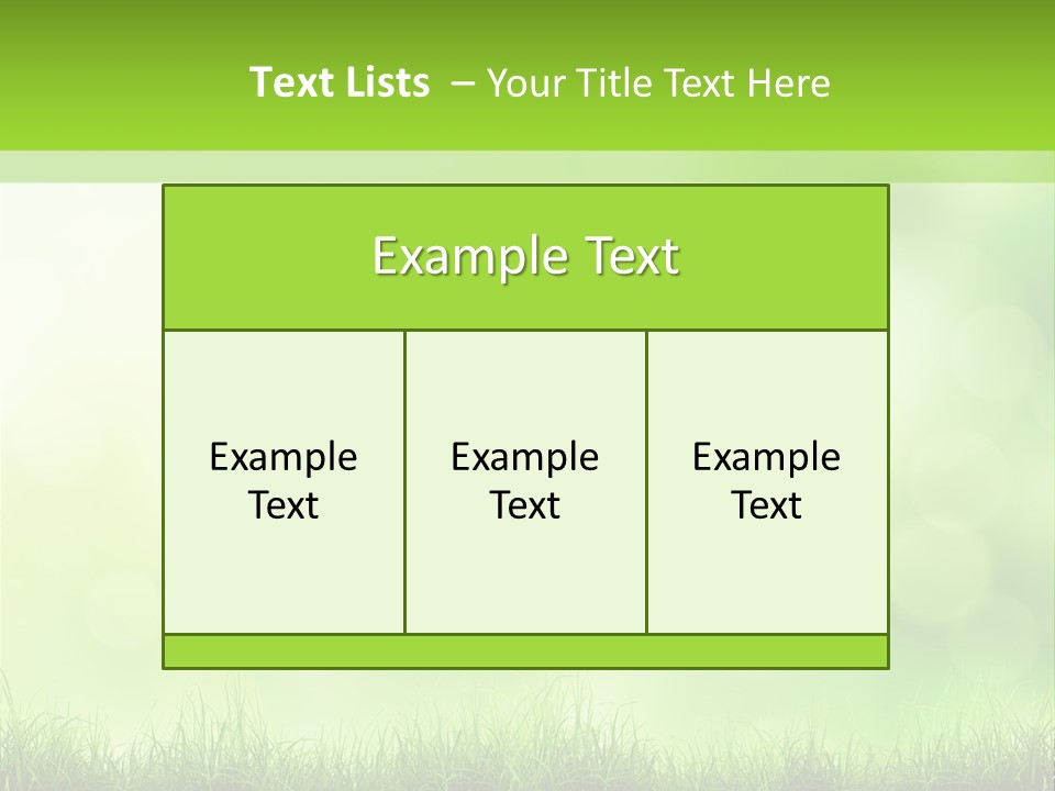 Plain Spring Beautiful PowerPoint Template