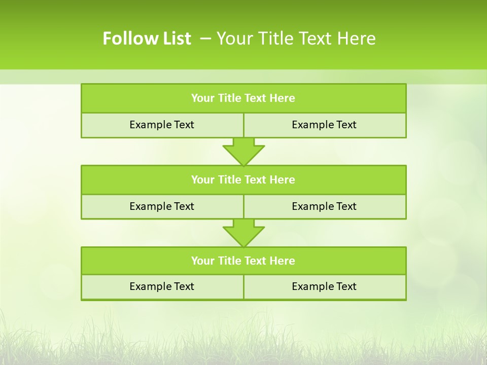 Plain Spring Beautiful PowerPoint Template