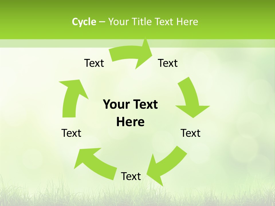 Plain Spring Beautiful PowerPoint Template