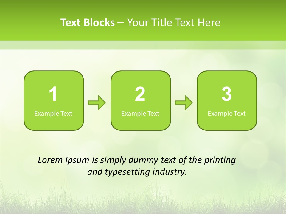 Plain Spring Beautiful PowerPoint Template