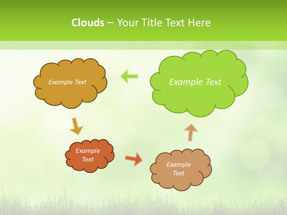 Plain Spring Beautiful PowerPoint Template