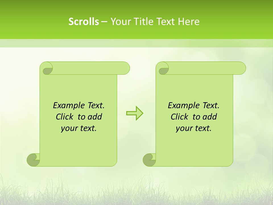 Plain Spring Beautiful PowerPoint Template